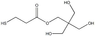 3-Mercaptopropanoic acid 3-hydroxy-2,2-bis(hydroxymethyl)propyl ester Structure