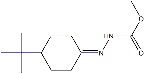 2-(4-tert-Butylcyclohexylidene)hydrazinecarboxylic acid methyl ester Structure