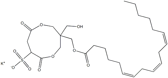 1-[[[(6Z,9Z,12Z)-1-Oxo-6,9,12-octadecatrien-1-yl]oxy]methyl]-1-(hydroxymethyl)-4,7-dioxo-3,8-dioxacyclononane-6-sulfonic acid potassium salt