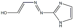 2-[(E)-[(E)-2-ヒドロキシエテニル]アゾ]-1H-イミダゾール 化学構造式