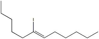 (Z)-1-Iodo-1-pentyl-1-heptene Structure