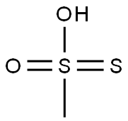 Methanethiosulfonic acid Struktur