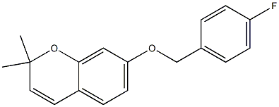 7-(4-Fluorobenzyloxy)-2,2-dimethyl-2H-1-benzopyran