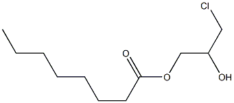 Octanoic acid 2-hydroxy-3-chloropropyl ester