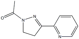 1-Acetyl-3-(2-pyridyl)-4,5-dihydro-1H-pyrazole Structure