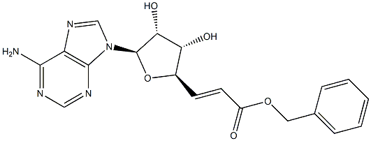 (E)-3-[[(2R,3R,4R,5R)-2-(6-Amino-9H-purin-9-yl)-3,4-dihydroxytetrahydrofuran]-5-yl]propenoic acid benzyl ester