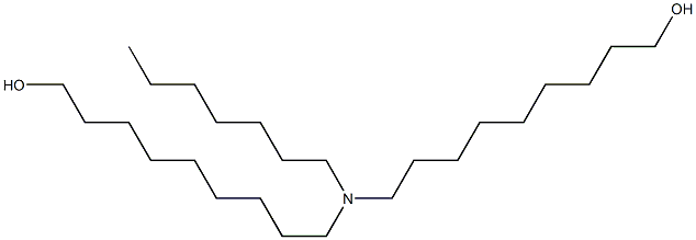 9,9'-(Heptylimino)bis(1-nonanol) Structure