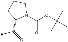 1-(tert-Butoxycarbonyl)-L-proline fluoride 结构式
