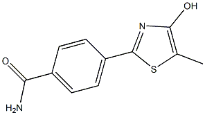 4-(4-Hydroxy-5-methyl-2-thiazolyl)benzamide