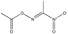 (E)-1-Nitroethanone O-acetyl oxime Structure