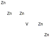 Vanadium pentazinc Struktur
