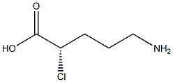 [S,(-)]-5-Amino-2-chlorovaleric acid Struktur
