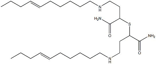 2-[[(6E)-6-デセニル]アミノ]エチル(カルバモイルメチル)スルフィド 化学構造式