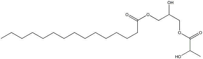 2-Hydroxypropionic acid 2-hydroxy-3-pentadecanoyloxypropyl ester