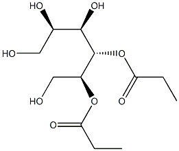 D-Glucitol 2,3-dipropionate Struktur