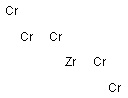 Pentachromium zirconium Structure