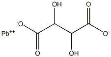 Lead DL-tartrate Struktur