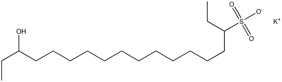 16-Hydroxyoctadecane-3-sulfonic acid potassium salt