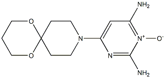 9-[(2,6-Diaminopyrimidine-1-oxide)-4-yl]-1,5-dioxa-9-azaspiro[5.5]undecane Structure
