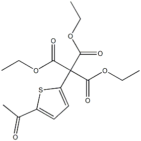 5-Acetylthiophen-2-ylmethanetricarboxylic acid triethyl ester