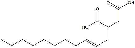 1-オクチル-1-ペンテン-4,5-ジカルボン酸 化学構造式