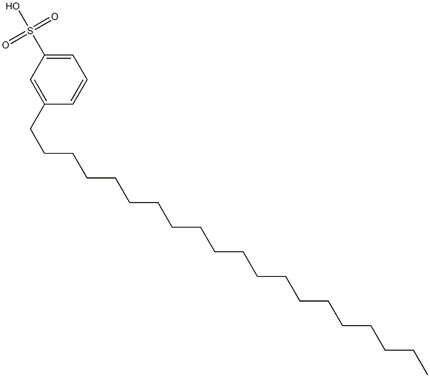 3-Icosylbenzenesulfonic acid Struktur