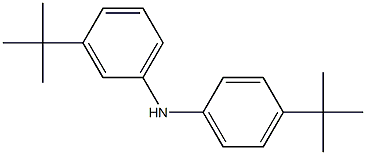 3-tert-Butylphenyl-4-tert-butylphenylamine 结构式