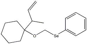 1-[(Phenylseleno)methoxy]-1-(1-buten-3-yl)cyclohexane Structure