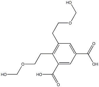  4,5-Bis[2-(hydroxymethoxy)ethyl]isophthalic acid