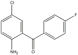 4-Fluoro-5'-chloro-2'-aminobenzophenone Structure