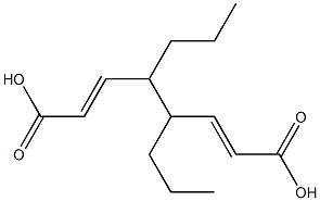 Diacrylic acid 1,2-dipropyl-1,2-ethanediyl ester Structure
