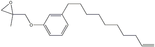 3-(9-Decenyl)phenyl 2-methylglycidyl ether Structure