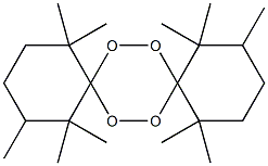 1,1,2,5,5,10,10,11,14,14-Decamethyl-7,8,15,16-tetraoxadispiro[5.2.5.2]hexadecane Struktur
