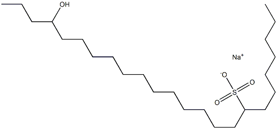 21-Hydroxytetracosane-8-sulfonic acid sodium salt