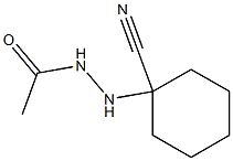 Acetic acid N'-(1-cyanocyclohexyl) hydrazide Struktur