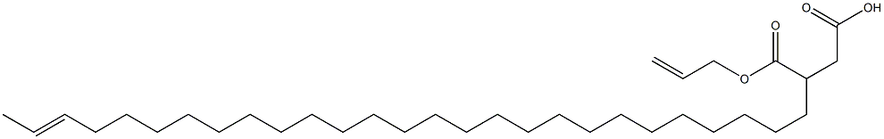 3-(25-Heptacosenyl)succinic acid 1-hydrogen 4-allyl ester Structure