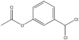 m-Acetoxybenzylidene dichloride Struktur