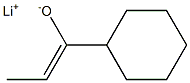 Lithium(2Z)-3-cyclohexyl-2-propene-3-olate 结构式