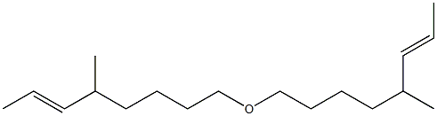 [(E)-1-Methyl-2-butenyl]butyl ether Structure