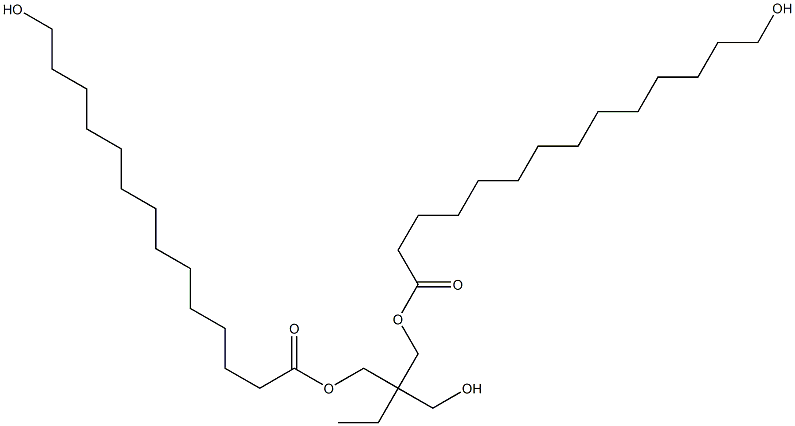 Bis(14-hydroxytetradecanoic acid)2-ethyl-2-(hydroxymethyl)-1,3-propanediyl ester