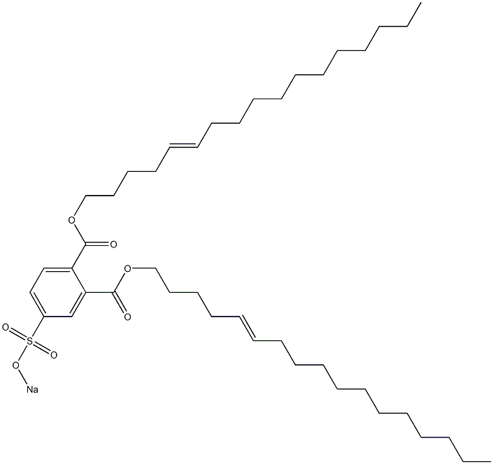  4-(Sodiosulfo)phthalic acid di(5-heptadecenyl) ester