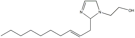 2-(2-Decenyl)-3-imidazoline-1-ethanol Structure