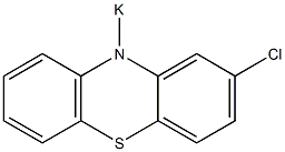 10-Potassio-2-chloro-10H-phenothiazine Structure