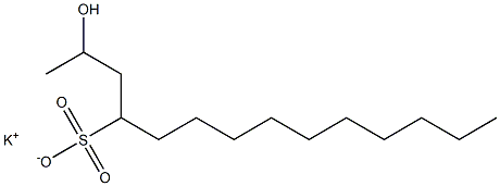 2-Hydroxytetradecane-4-sulfonic acid potassium salt