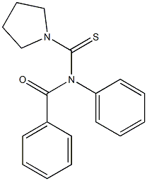 N-Benzoyl-N-phenyl-1-pyrrolidinecarbothioamide