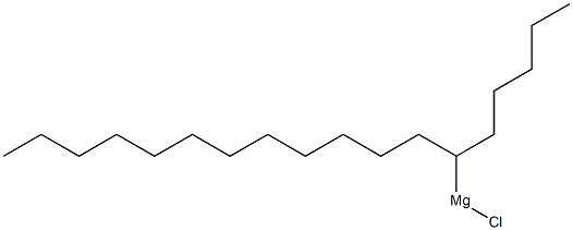 (1-Pentyltridecyl)magnesium chloride Structure