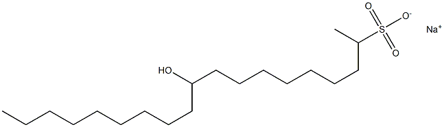 10-Hydroxynonadecane-2-sulfonic acid sodium salt