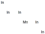 マンガン-ペンタインジウム 化学構造式