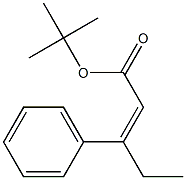 (Z)-3-Ethyl-3-phenylpropenoic acid tert-butyl ester Struktur