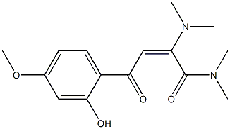 (2E)-2-(Dimethylamino)-N,N-dimethyl-4-oxo-4-(4-methoxy-2-hydroxyphenyl)-2-butenamide